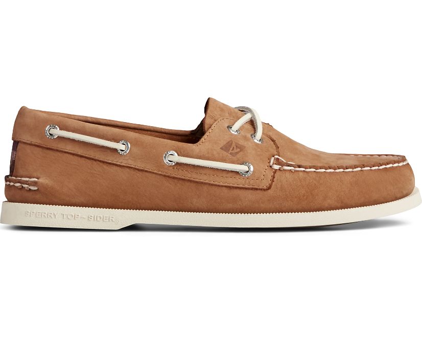 Sperry Authentic Original Surf Boat Shoes - Men's Boat Shoes - Brown [BE6035184] Sperry Ireland